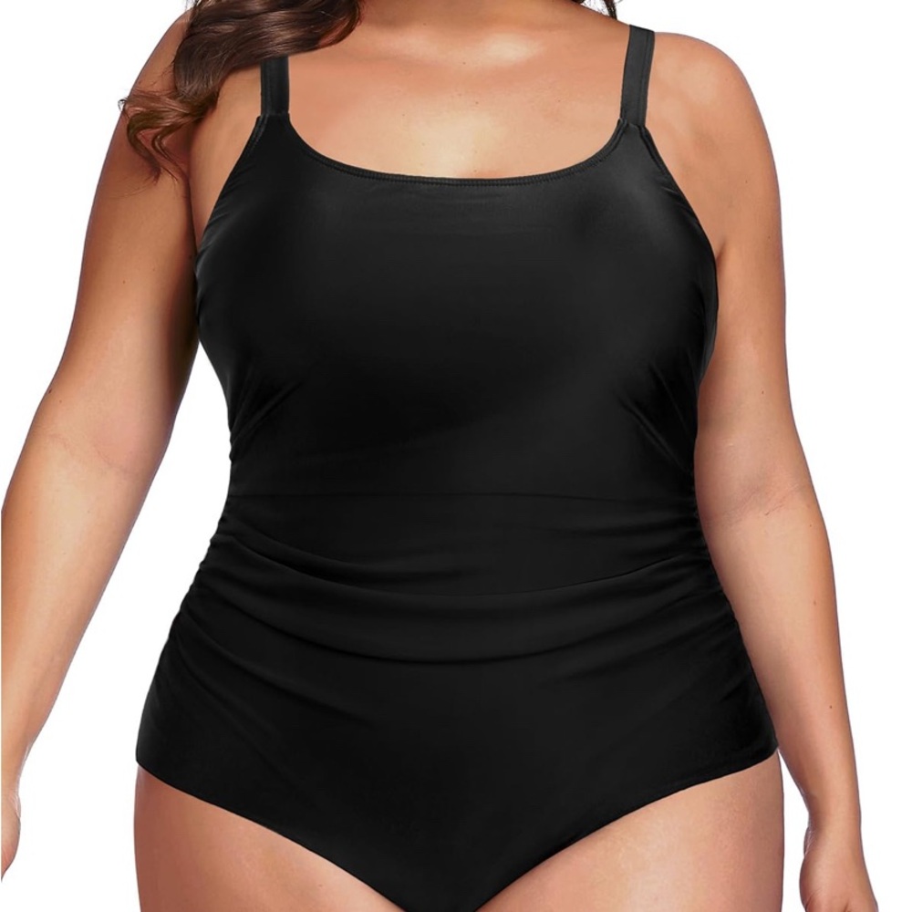 Daci Women Plus Size One Piece Swimsuit Tummy Control Bathing Suit Athletic